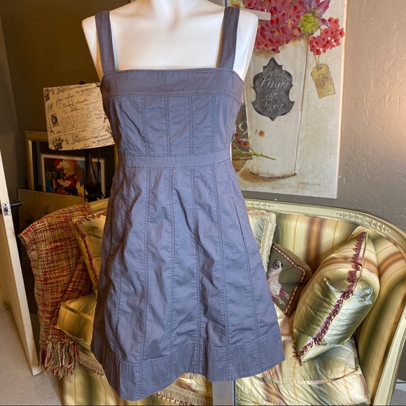 Anthropologie Dresses & Skirts - Anthropologie FEI Gray Jumper Dress 4